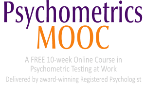 Psychometrics MOOC: Free Online Training in Psychometric Testing