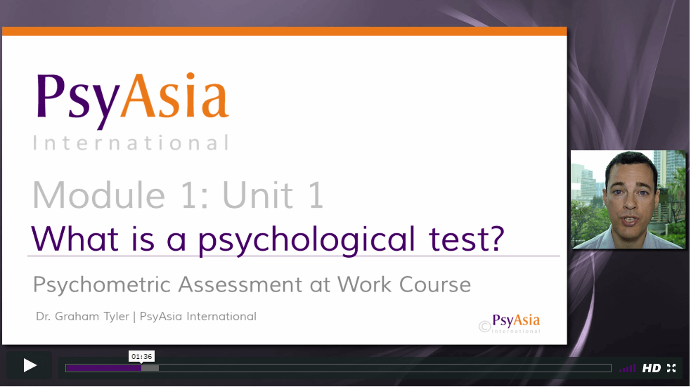 BPS Psychometrics Course