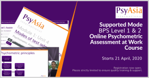 Online Psychometric Assessment at Work Course