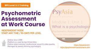 Psychometric Testing Course BPS Level 1 and 2